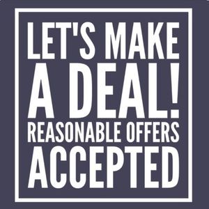 All reasonable offers considered